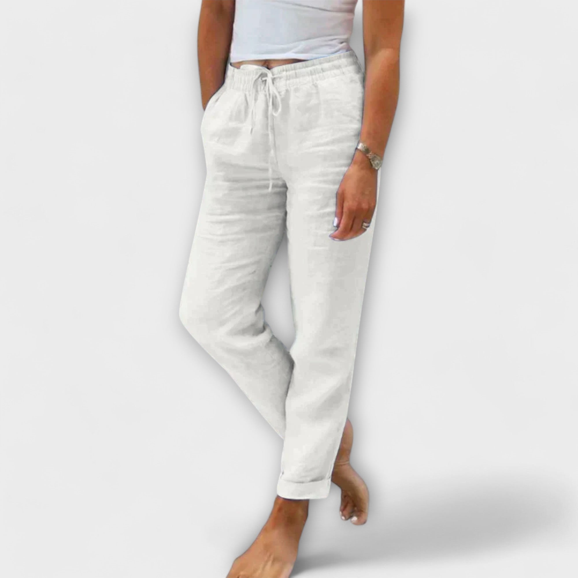 Stacy – lightweight linen pants