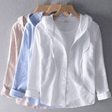 Julija - Hooded Cotton Blouse
