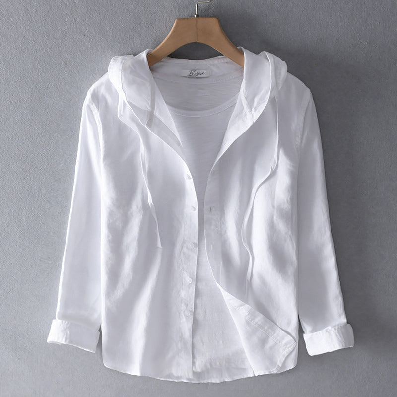 Julija - Hooded Cotton Blouse