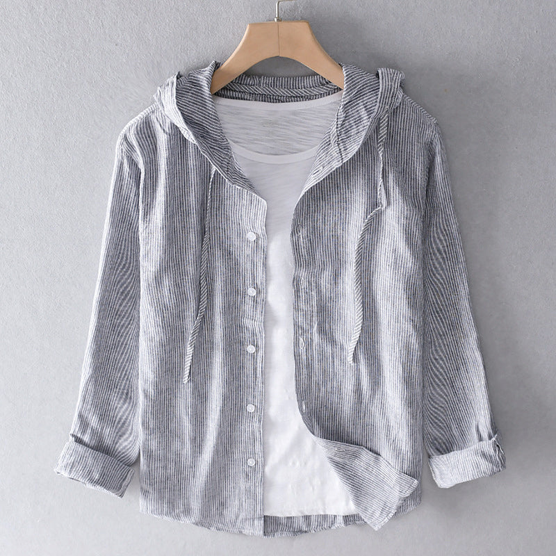 Julija - Hooded Cotton Blouse