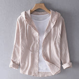 Julija - Hooded Cotton Blouse
