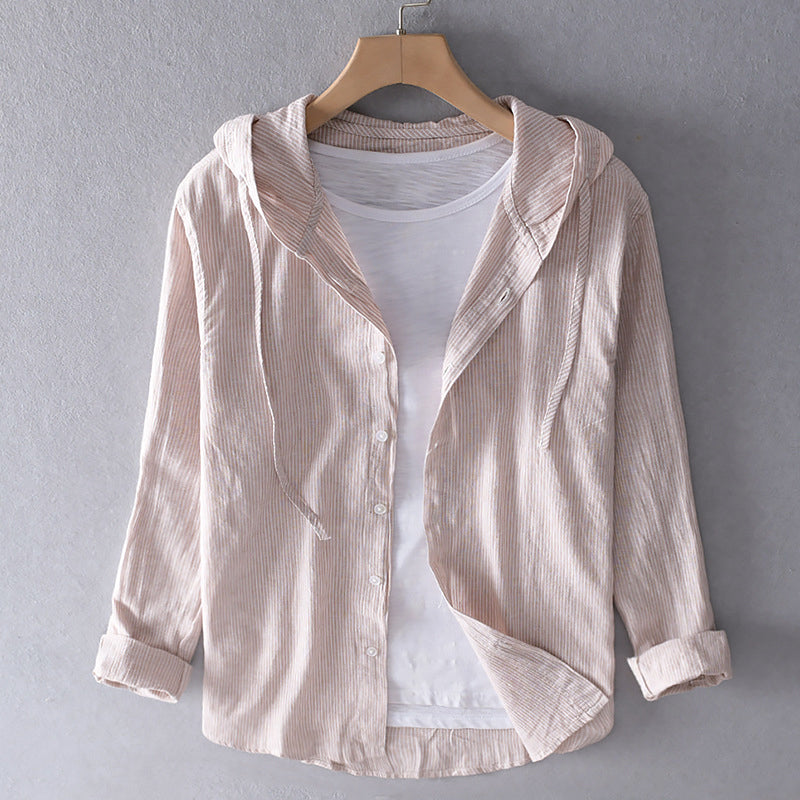 Julija - Hooded Cotton Blouse