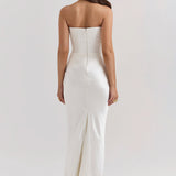 Emily - Maxi Dress Draped Without Straps