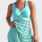 Andreia - Two-Piece Swimsuit Set with Skirt