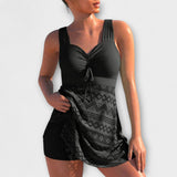 Andreia - Two-Piece Swimsuit Set with Skirt