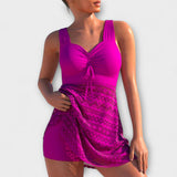 Andreia - Two-Piece Swimsuit Set with Skirt