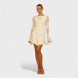Julia - Dress with Floral Charm