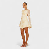 Julia - Dress with Floral Charm