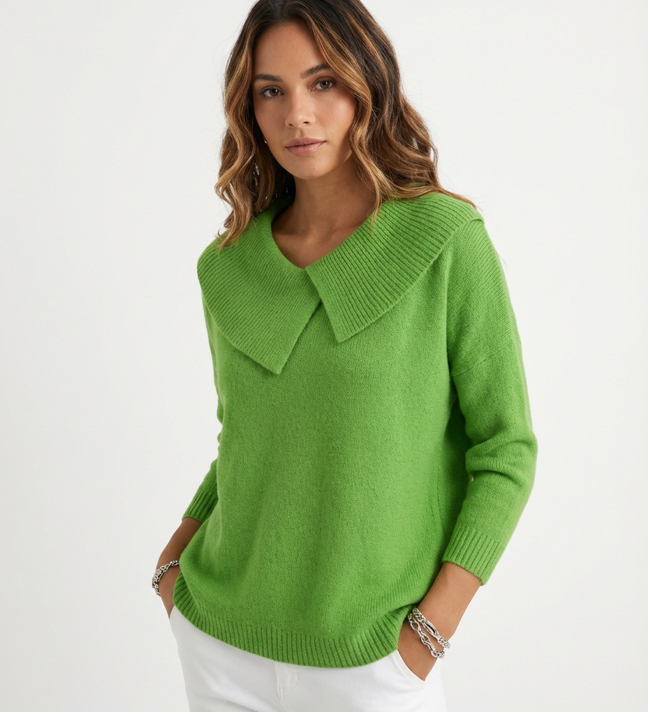 Lucia | Warm sweater with a soft collar