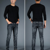 Owen™ | Slim Fit Elastic Cowboy Jeans