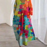 Jelena - Printed Dress with Pattern