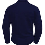 Efraim | Polo shirt with structured material and pockets in sleeves