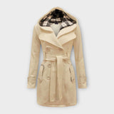 Evelyn - Winter Coat with a Brim.