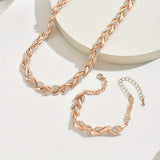 Elegant complete set of glass crystals in the shape of a fish tail