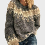 Cozy – Knitted Pullover with High Collar