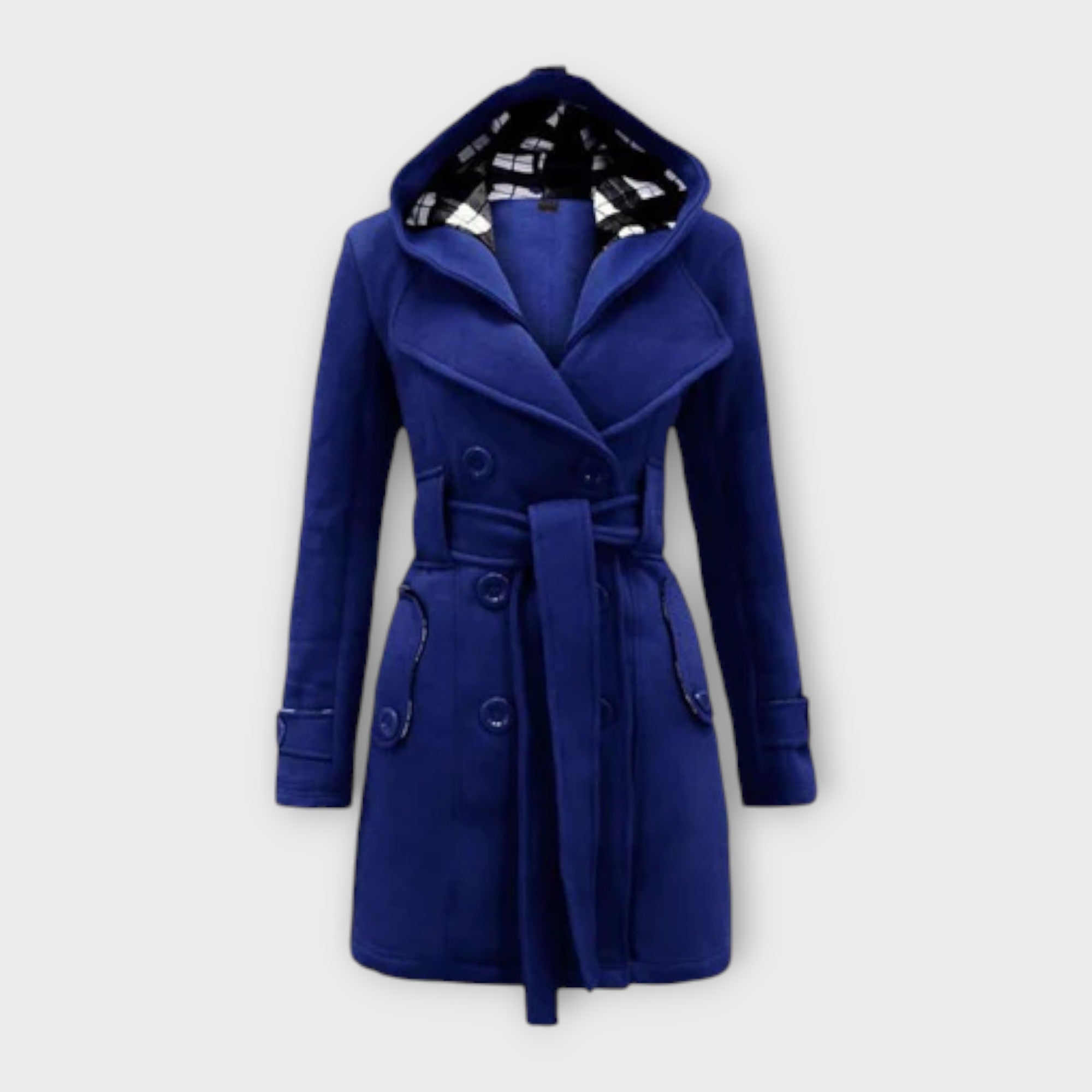 Evelyn - Winter Coat with a Brim.