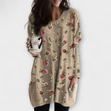 Lejla - Tunic with a Floral Pattern