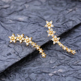 Timeless flower-shaped earrings