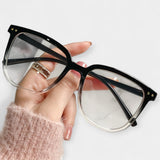 Square Glasses with Blue Light Protection