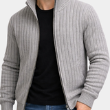Johann | Classic Knitted Zip-Up Cardigan