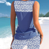 Márcia - Tankini with geometric print