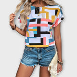 Marijeta – Colorful Blouse in Urban Style