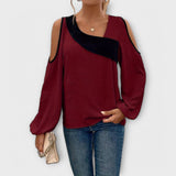 Anica - Blouse with Square Neckline