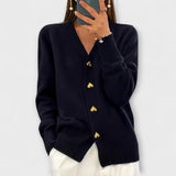 Marij – Vintage Women's Sweater with V-Neck