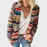 Multicolored Comfortable Knitted Vest