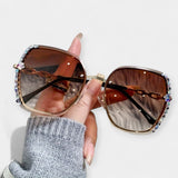 Women's Glasses with Gradient Effect