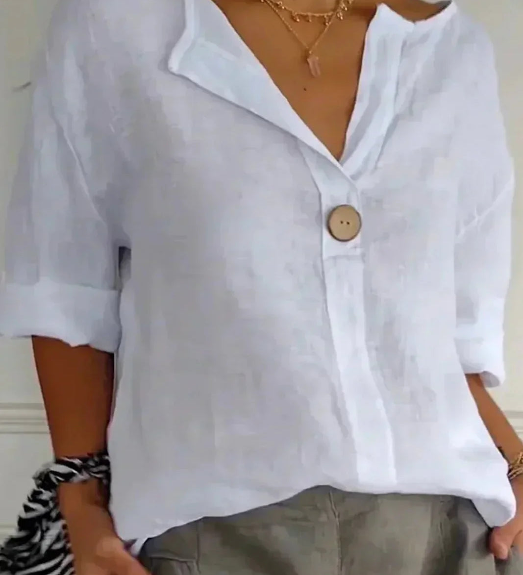 Zamma | Relaxed Linen Top