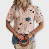 Hermina - V-Neck Blouse