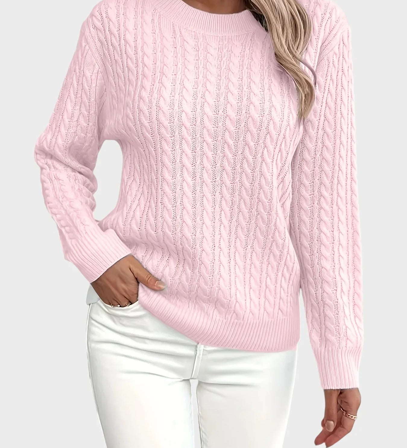 Boža - Women's Cable Knit Sweater