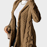 Vesna - Plush Hooded Cardigan