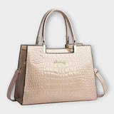 Albina - Shiny Crocodile Effect Bag