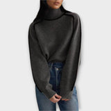 Emilie - Soft sweater with a high collar in an elegant style