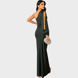 Marica – Elegant Long Dress with One Shoulder Strap