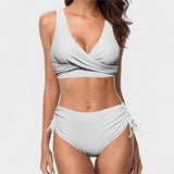 Helena - High-Waisted Bikini with Crossed Top