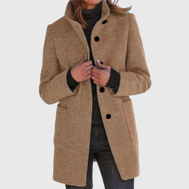 Sabina - Classic Wool Blend Coat