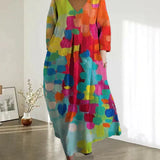 Jelena - Printed Dress with Pattern