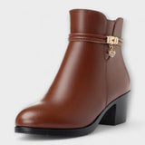 Asta – Elegant Winter Boots with Zipper