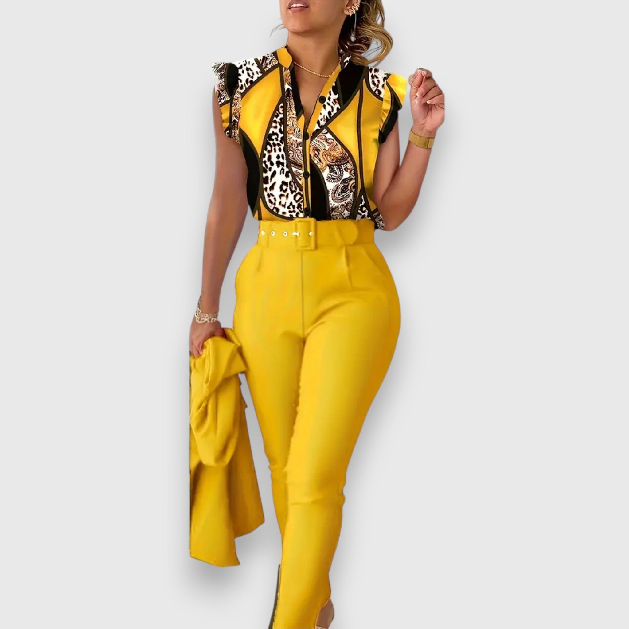 Modern Leopard Print: Two-Piece Set