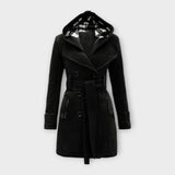 Evelyn - Winter Coat with a Brim.
