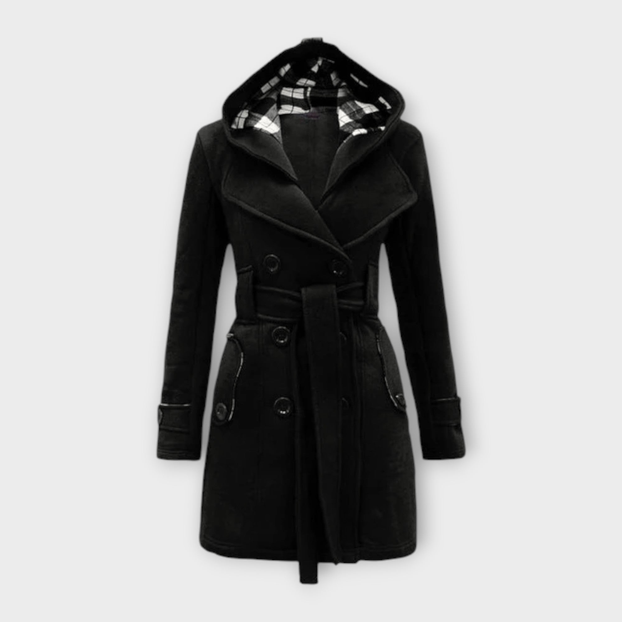 Evelyn - Winter Coat with a Brim.