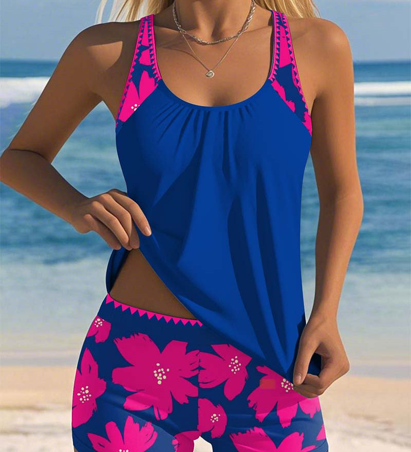 Mariana - Sleeveless Tankini with U-Neck