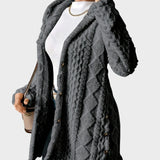 Vesna - Plush Hooded Cardigan
