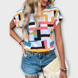 Marijeta – Colorful Blouse in Urban Style