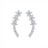 Timeless flower-shaped earrings