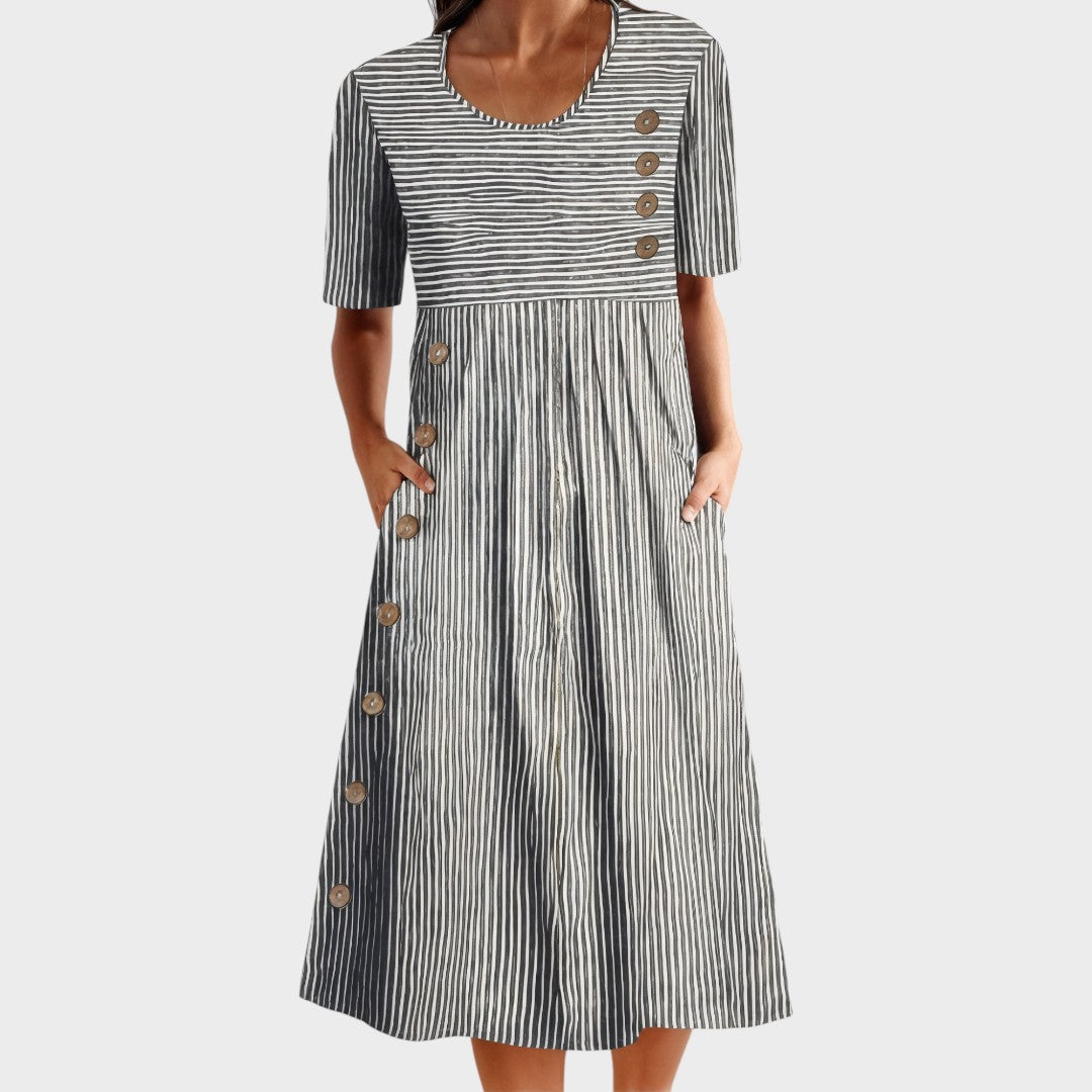 Danijela - Striped Summer Dress for Every Day