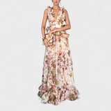 Isabela - Long Dress with Floral Pattern